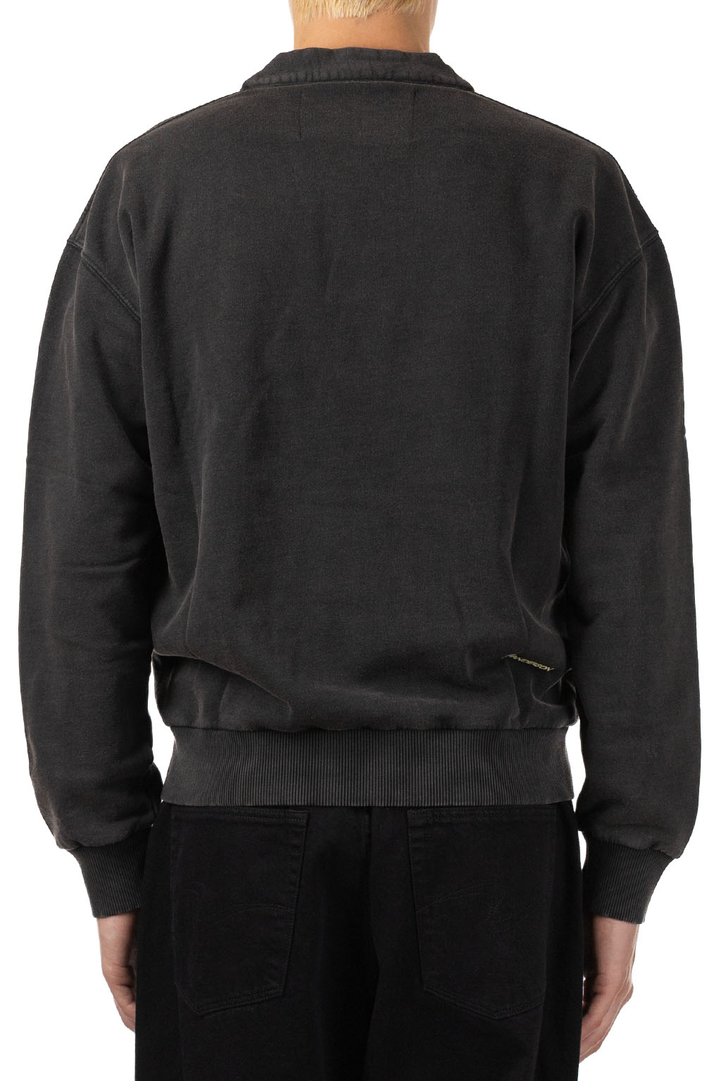 JW Anderson - Garment Dye V Neck Cardigan - Washed Black